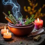 Scaccia il malocchio: fumigazione purificatrice con salvia e rosmarino
