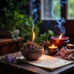 Fumigazione serale con timo e lavanda per liberare la mente da pensieri ossessivi