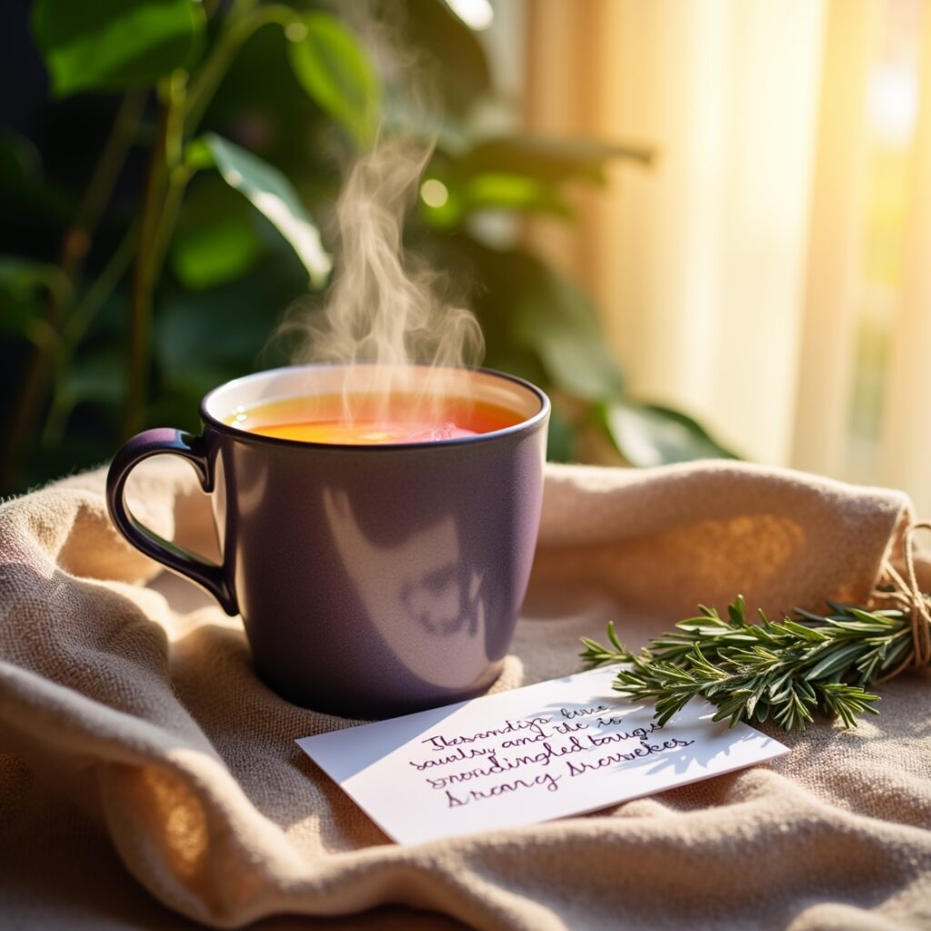 Bevanda magica con salvia e rosmarino per centrarsi nei giorni d’insicurezza