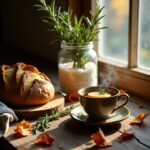 Cucina incantata d’autunno: pane alle erbe, sale lunare e tisane protettive