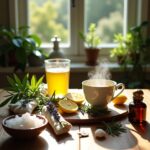 Purificare con erbe e cristalli: tisane, fumigazioni, sacchetti e acque lunari per la casa e il cuore