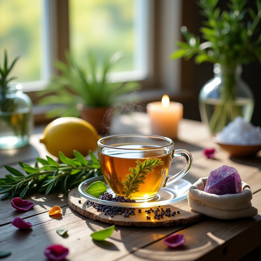 Respira Leggero: 6 Rituali con Erbe e Cristalli per Purificare