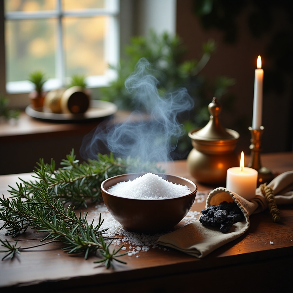 Yule in luna crescente: rituali di erbe e cristalli per proteggerti dall’invidia e armonizzare con i parenti difficili