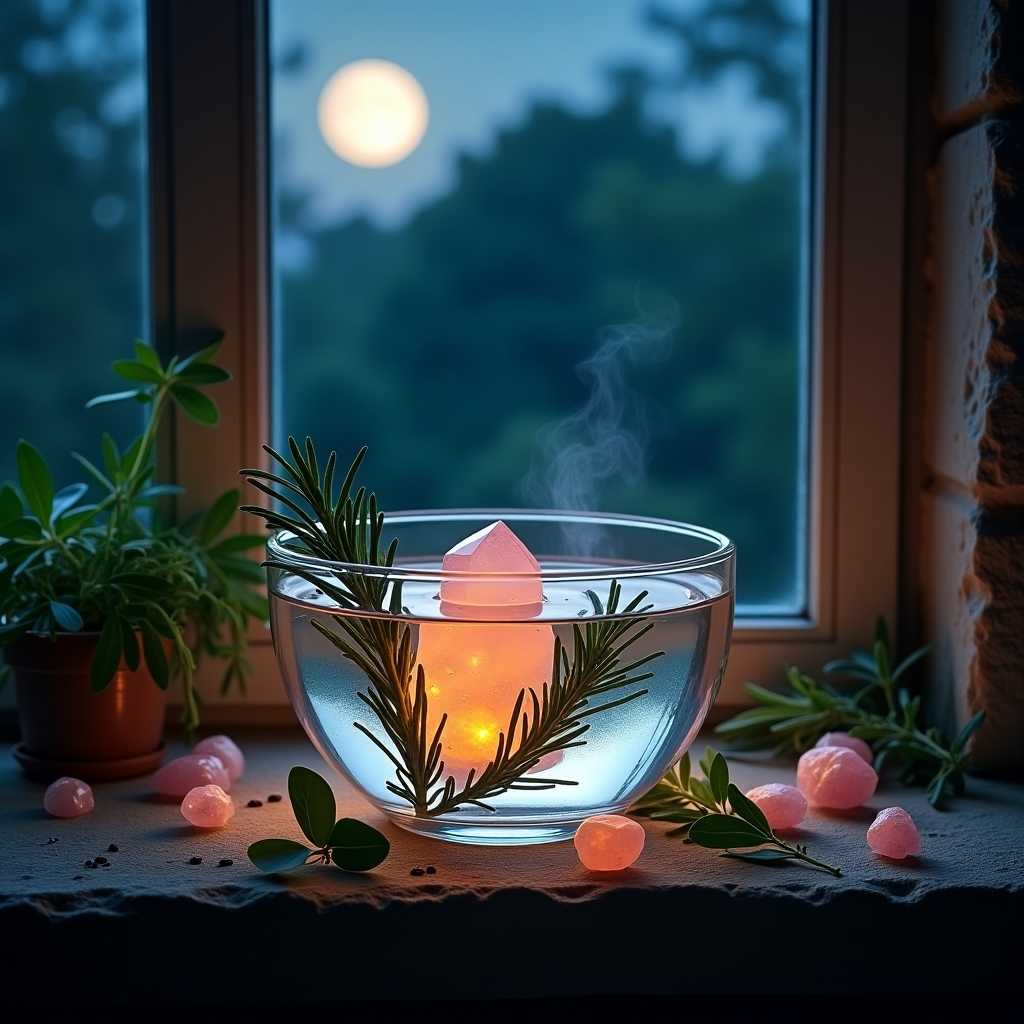 Gibbosa crescente in Capricorno: rituali d’erbe e cristalli per sciogliere l’invidia e sentirti all’altezza