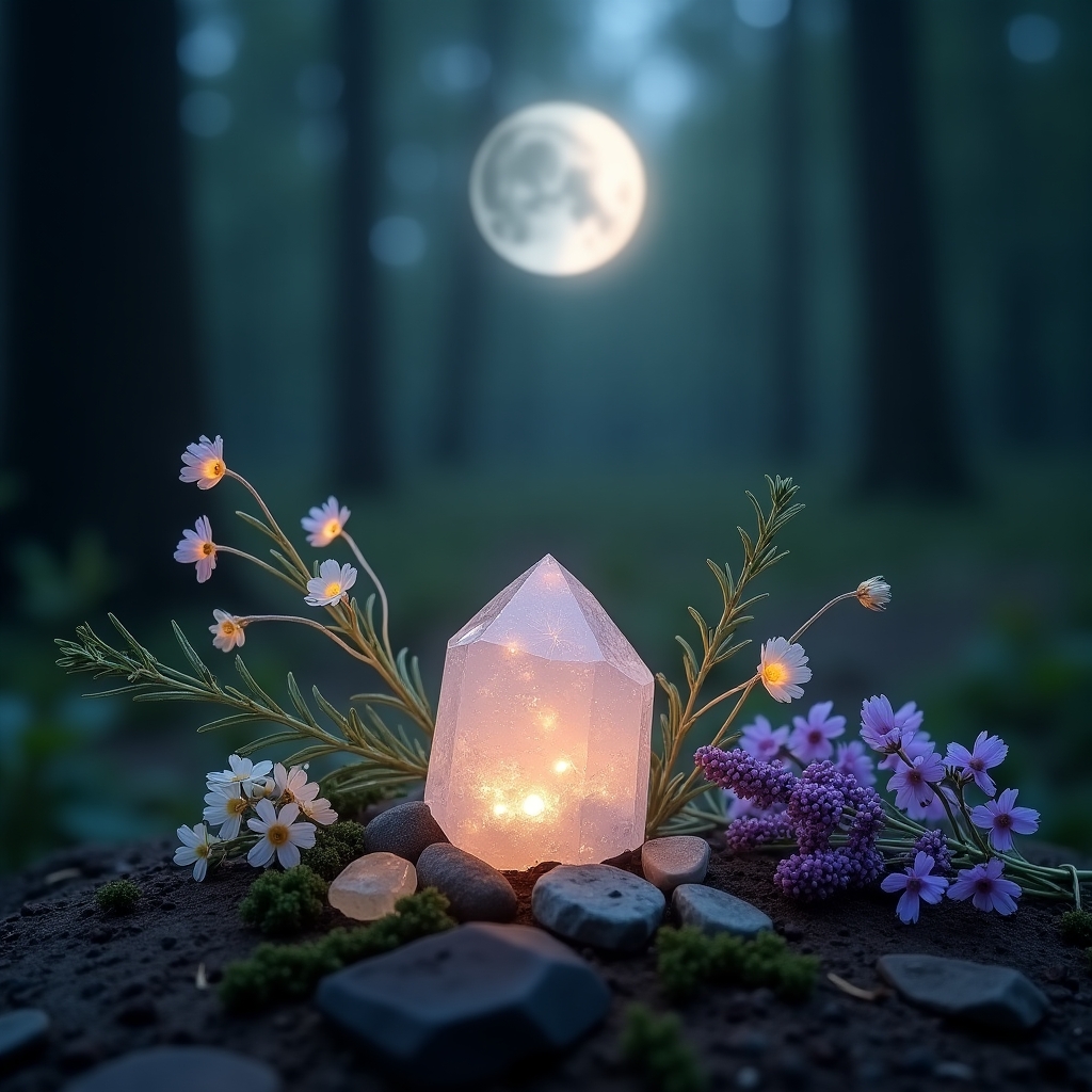 Cristalli ed Erbe Magiche: Il Potere della Pietra di Brigid