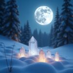 Cristalli Magici e la Saggezza della Pietra di Luna nella Luna della Neve