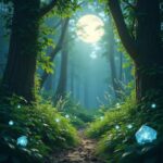 Esplorando il Potere delle Erbe Magiche e della Pietra di Luna