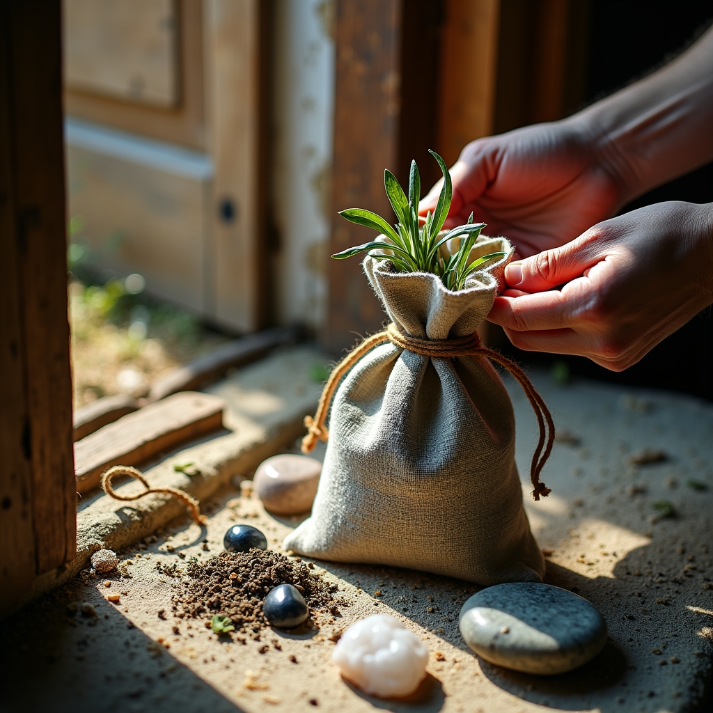 Il Sacchetto Magico di Protezione: Crea il Tuo Scudo Personale con Erbe e Cristalli
