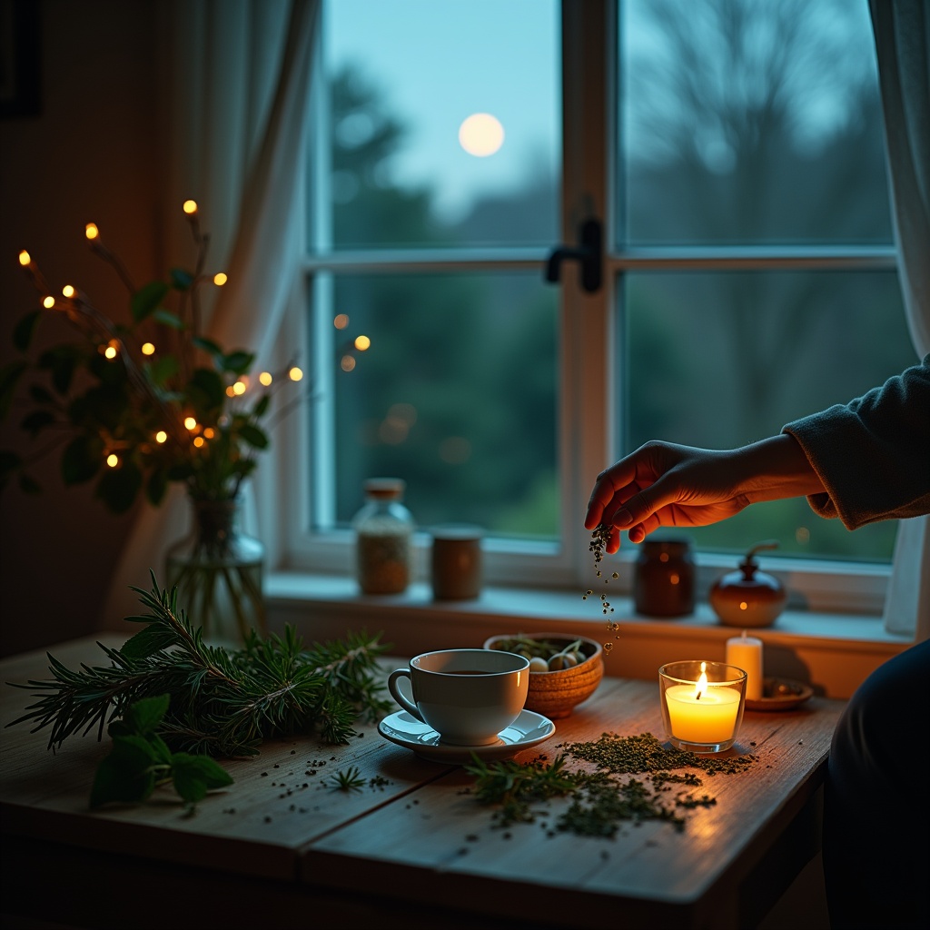 Rituali di Purificazione con Erbe Magiche: Rinnovare Energia sotto la Luna Crescente