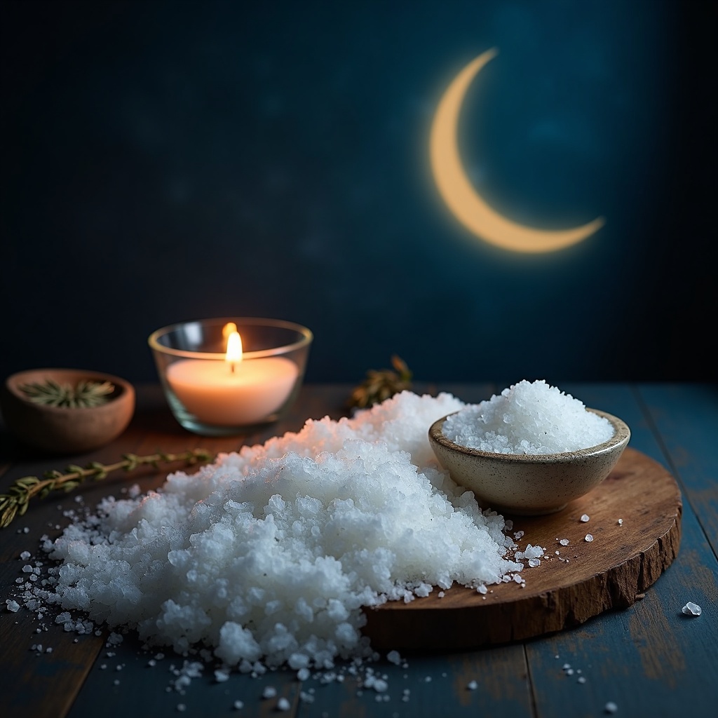 Sale Magico di Purificazione: Ricetta, Usi e Potere della Luna Crescente