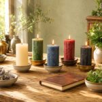 Candele e colori in magia: significato e uso rituale