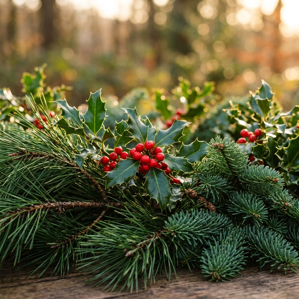 Sempreverdi di Yule: significato e rituale pratico
